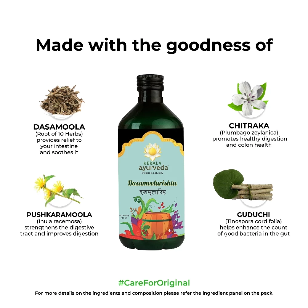 Kerala Ayurveda Dasamoolarishtam, 450 ml-2.webp